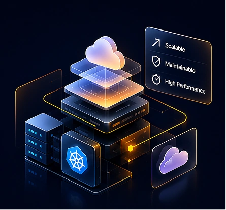 Scalable platform modernization illustration